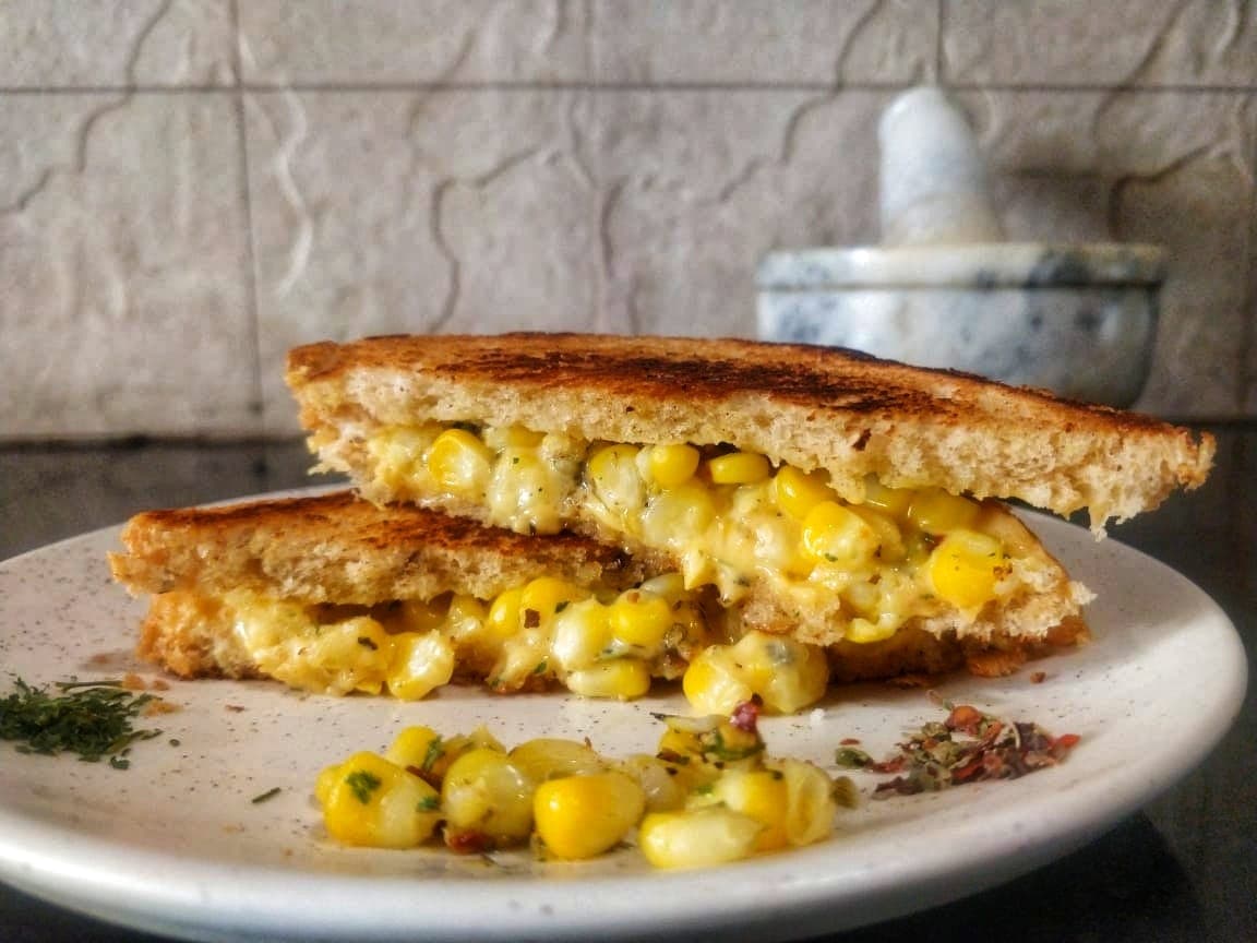 Veg Corn Cheese Grilled